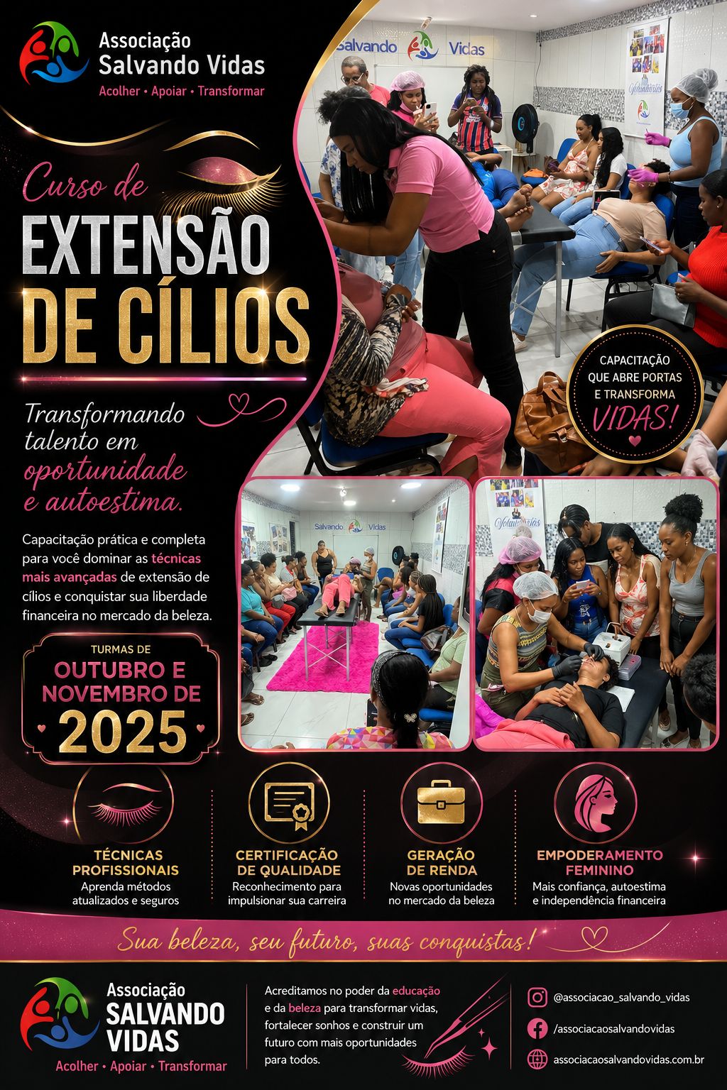 Curso de Extensão de Cílios